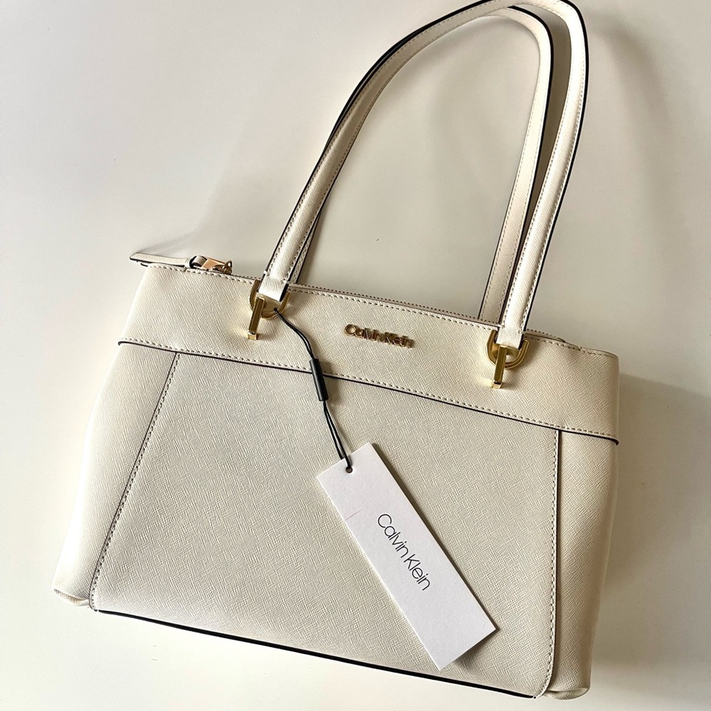 Calvin Klein Cream Handbag